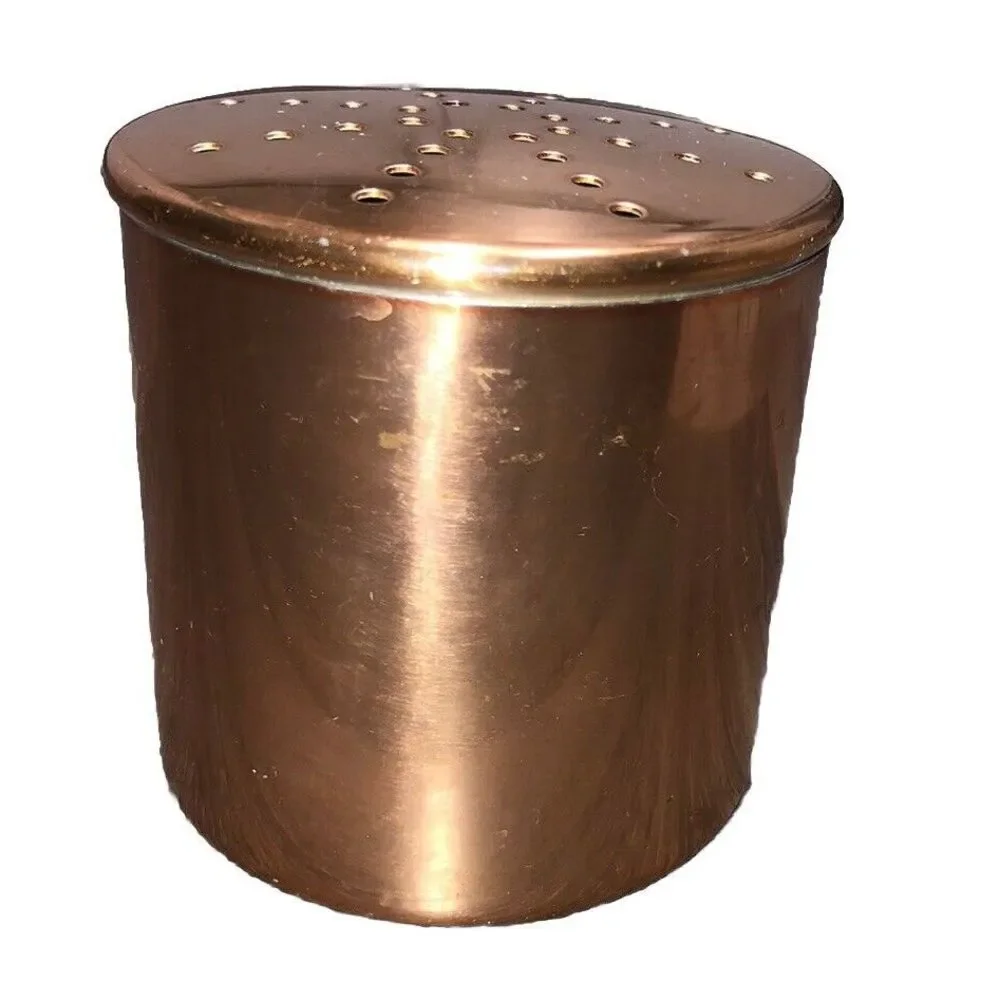 Vintage De La Cuisine Cheese Shaker Copper Tone Made In USA